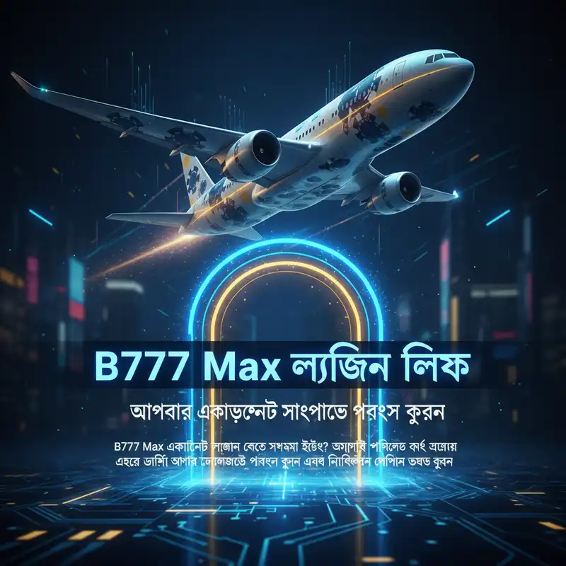 B777 Max লগইন এক্সেস এবং গেমিং ড্যাশবোর্ড